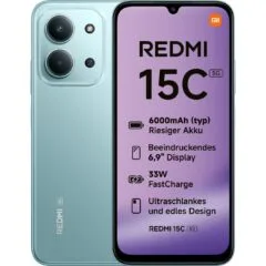 Xiaomi Redmi - 15C - 5G Dual Sim 4RAM 128GB Mint Green