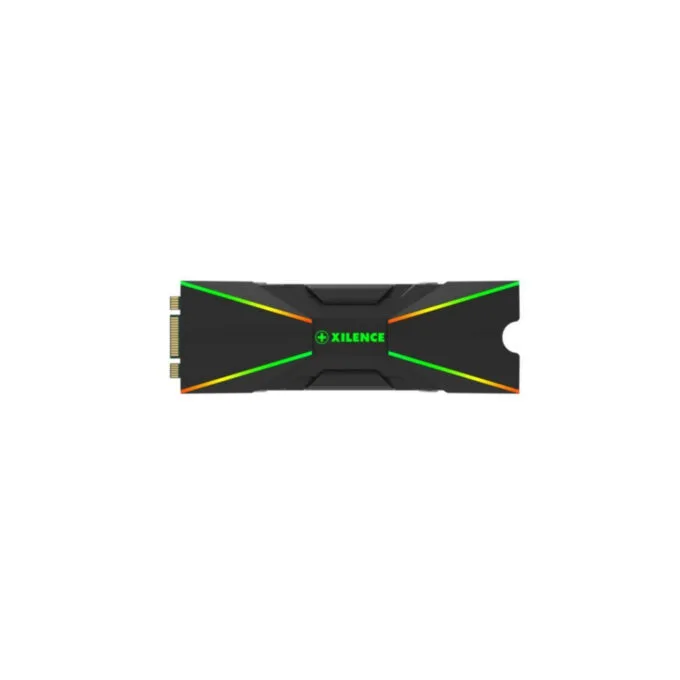Xilence Cooler XC401 - M2SSD.B.ARGB - Black ARGB M.2 (2280) SSD Cooler with Thermal Pads — image 2