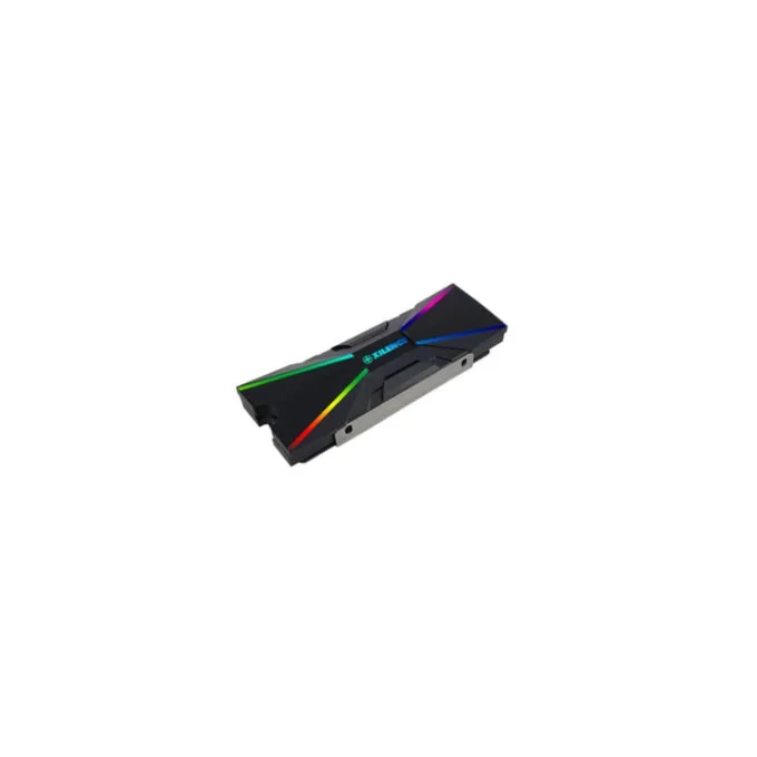 Xilence Cooler XC401 - M2SSD.B.ARGB - Black ARGB M.2 (2280) SSD Cooler with Thermal Pads — image 1