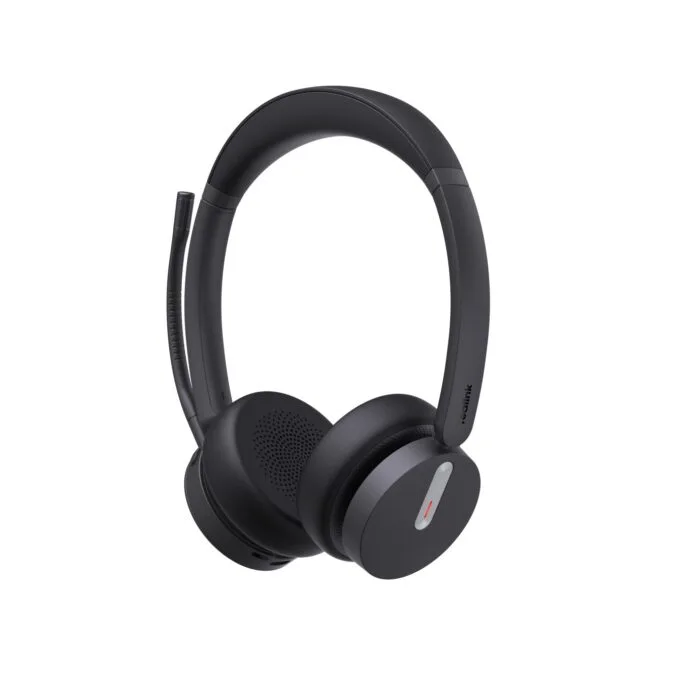 Yealink BH70 Wireless Bluetooth Headset 3-Mic NC BT Dongle & Stand - Dual Teams — image 4