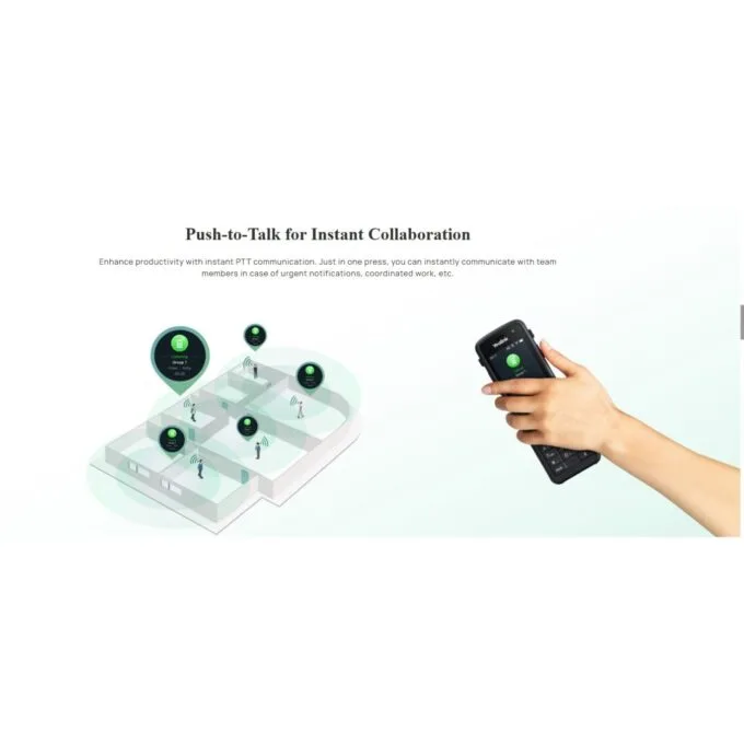 Yealink IP Phone - AX86R - Cordless Wi-Fi 6 Handset Ruggedized IP67 Roaming Dual Band with Bluetooth — image 11