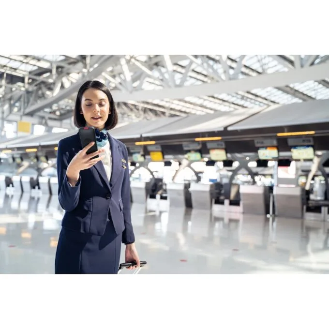 Yealink IP Phone - AX86R - Cordless Wi-Fi 6 Handset Ruggedized IP67 Roaming Dual Band with Bluetooth — image 3