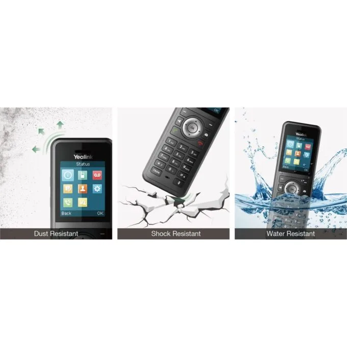 Yealink IP Phone Cordless DECT Handset - W59R - 1.8' Rugged IP67 & Bluetooth without DECT Base — image 2