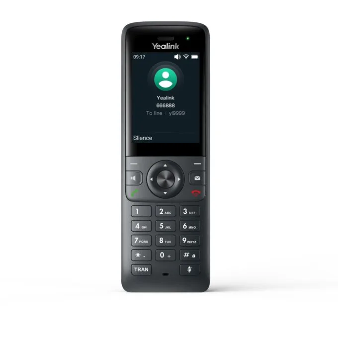 Yealink IP Phone Cordless Wi-Fi 6 Handset Roaming Dual Band with Bluetooth AX83H — image 4