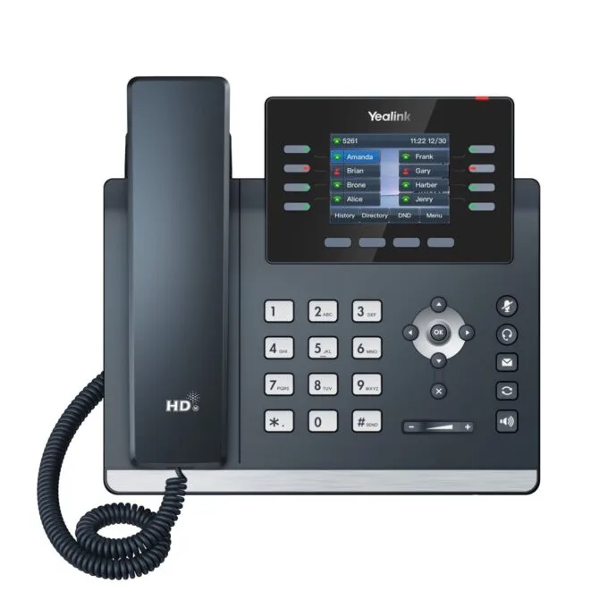 Yealink IP Phone Desktop PoE 2.8'' Gigabit, USB, Expansion & Color Screen - T44U — image 1