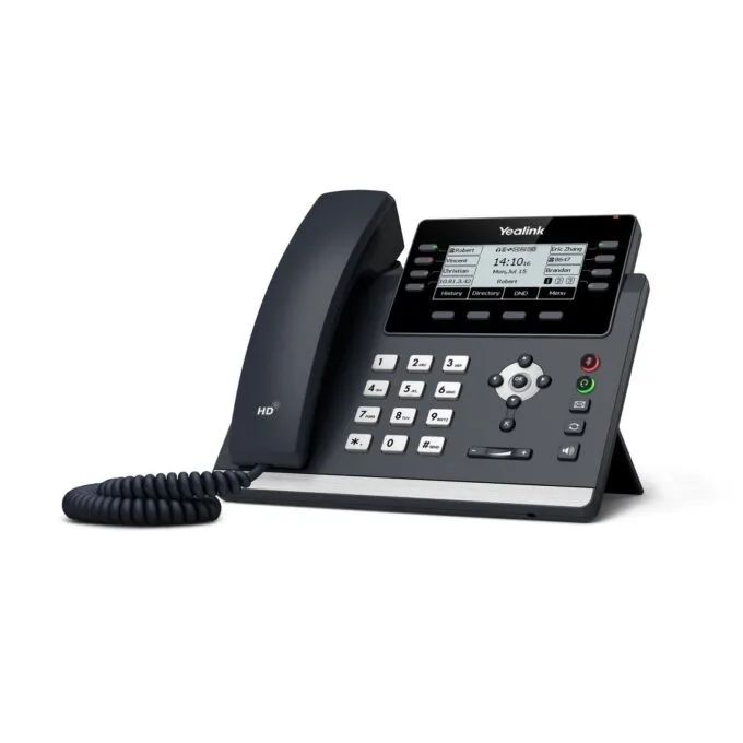 Yealink IP Phone Desktop PoE 3.7'' Gigabit, USB & Expansion - T43U - Desktop PoE 3.7'' — image 2