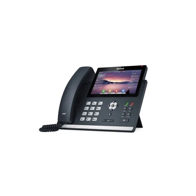 Yealink IP Phone Desktop PoE 4.3'' Gigabit, USB, Expansion, Color Touch Screen T48U — image 1