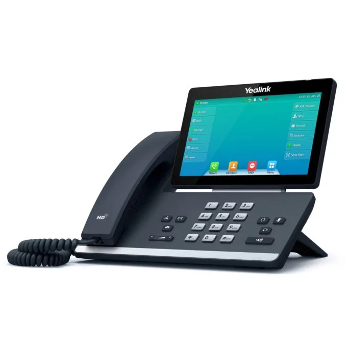Yealink IP Phone Desktop PoE 7'' Gigabit, Color Touch Screen, USB, Expansion, Bluetooth & Wi-Fi T57W — image 2