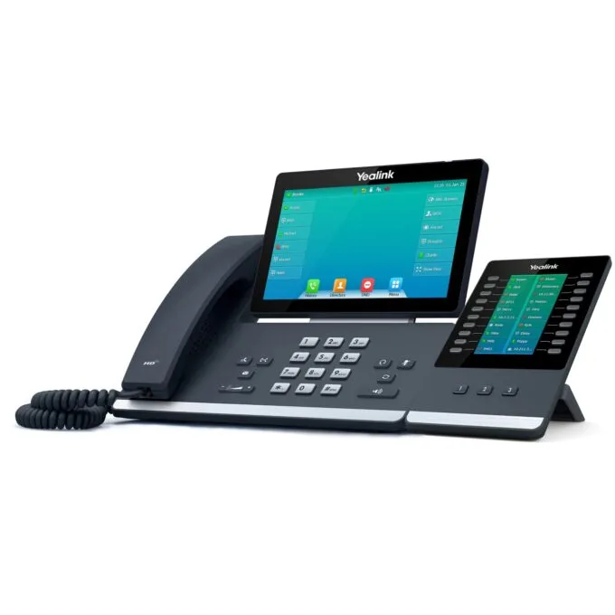 Yealink IP Phone Desktop PoE 7'' Gigabit, Color Touch Screen, USB, Expansion, Bluetooth & Wi-Fi T57W — image 4