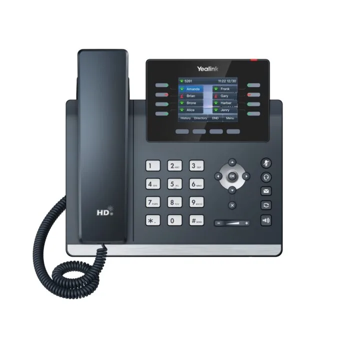 Yealink IP Phone - T44W - Desktop PoE 2.8'' Gigabit, USB, Expansion, Color Screen, Bluetooth & Wi-Fi — image 1