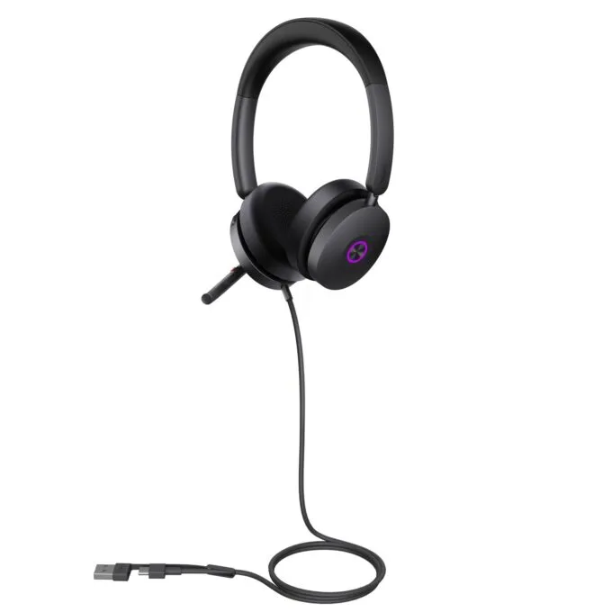 Yealink UH48 Wired USB Headset - 4-Mic Noise Cancelling Hybrid ANC — image 2
