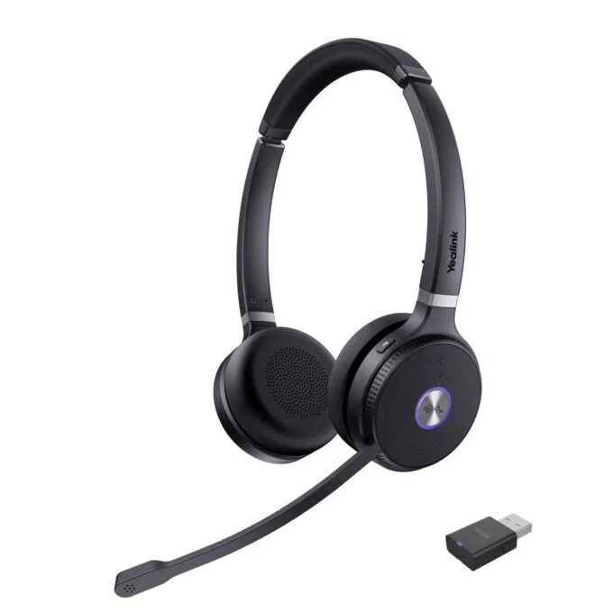 Yealink WH62 Dual Portable DECT Wireless Headset with Dongle Teams 120m — image 1