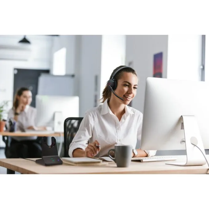 Yealink WH68 DECT Bluetooth Wireless Headset 4-Mic ANC - Teams — image 6