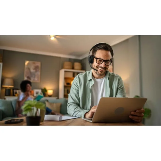 Yealink WH68 DECT Bluetooth Wireless Headset 4-Mic ANC - Teams — image 7