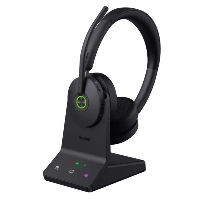 Yealink WH68 DECT Bluetooth Wireless Headset 4-Mic ANC - Teams — image 1