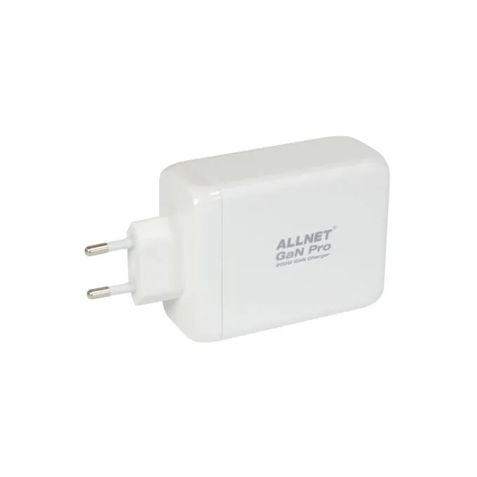 Z ALLNET Ersatznetzteil QC USB-C PD GaN Netzteil Power Supply200Watt 1x USB Typ-A QC 3x USB Typ-C EU PLUG — image 3