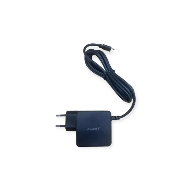 Z ALLNET Ersatznetzteil QC USB-C PD GaN Netzteil Power Supply45Watt 1x USB Typ-C mit 2m festem Kabel EU PLUG — image 2