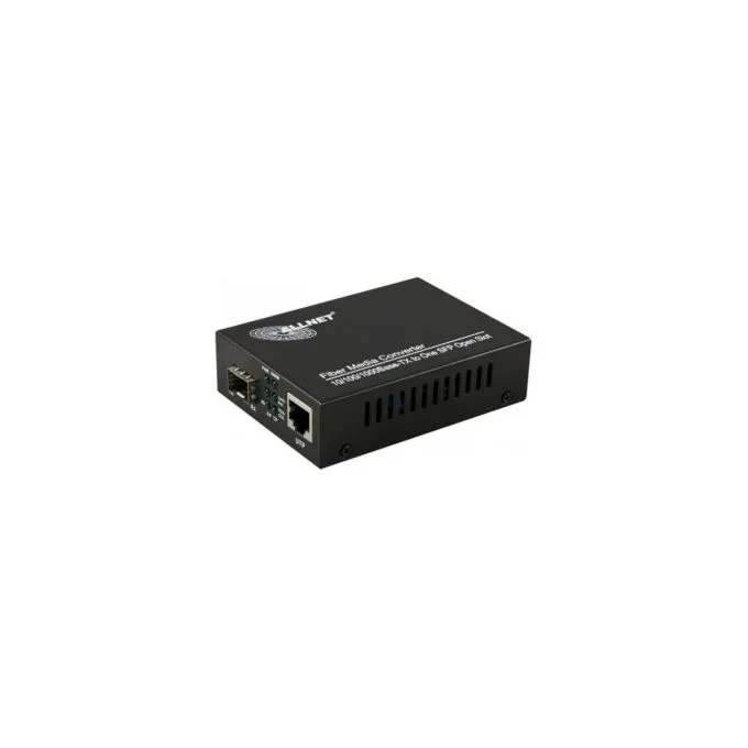 Z ALLNET Medienkonverter 10 100 1000BASE-T auf 1000BASE-SX -LX Single -Multimode SFP Mini-GBIC Anschluss ALL-MC104G-SFP1 — image 1