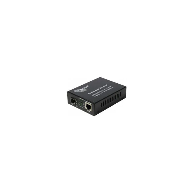 Z ALLNET Medienkonverter PoE (15.4W 30W) auf 1000BASE-SX LX Single- Multimode SFP Mini-GBIC Anschluss ALL-MC202P-SFP1... — image 1
