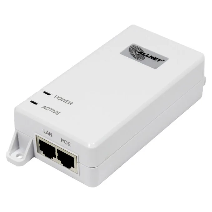 Z ALLNET PoE Injektor Gigabit PoE & PoE+ (15.4W 30W) Kunststoffgehäuse ALL0488v6 — image 1