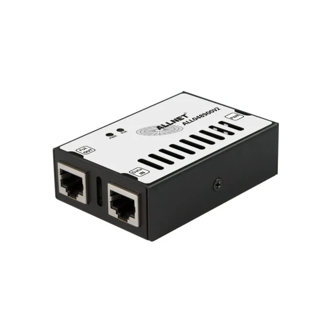 Z ALLNET PoE Injektor Gigabit PoE & PoE+ & PoE & LT PoE (15.4W 30W 60W 90W) Metallgehäuse ALL048900v2 — image 1