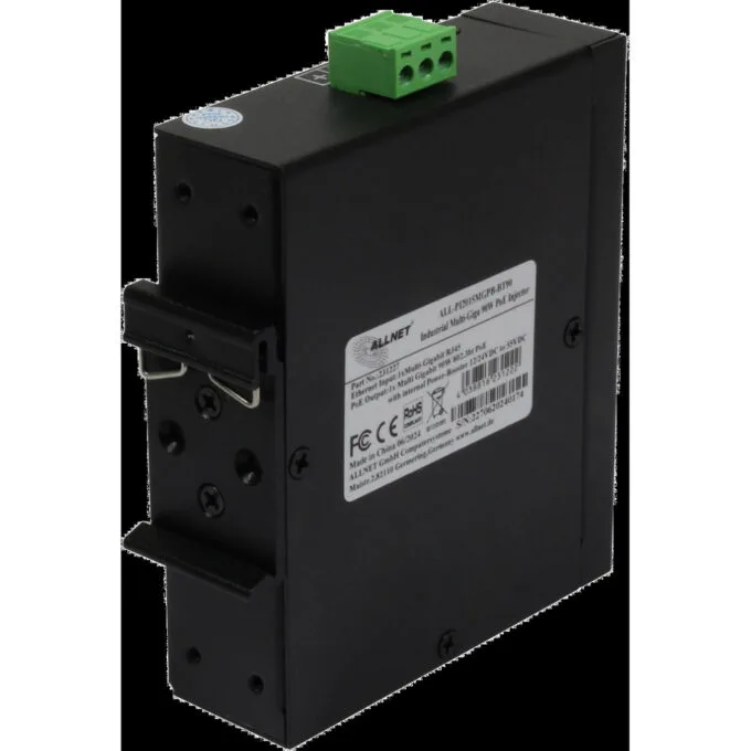 Z ALLNET PoE Injektor Industrial MultiGigabit • PoE BT mit Power-Booster (15.4W 30W 90W) • DIN •ALLNET PoE Injekt Met... — image 4