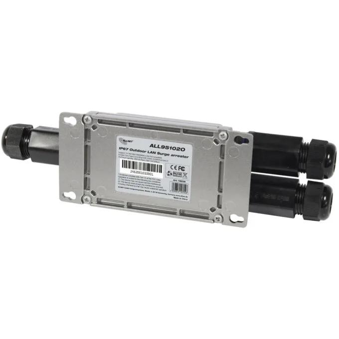Z ALLNET TP Cat 6 Überspannungs- Blitzschutz Surge Protector ALL95102O IP66 Outdoor — image 4