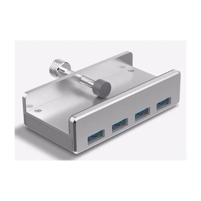 Z ALLNET USB 3.0 4 Port Clip HUB ALL-USB3-HUB-4-CLIP schwarz — image 1