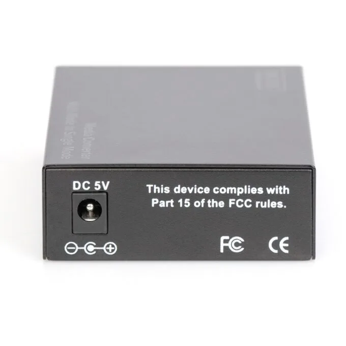 Z DIGITUS Professional Media Converter - DN-82133 - 2x SFP MM/SM, 1000Base-X in, 100/1000Base-X out, 5V, Black — image 5