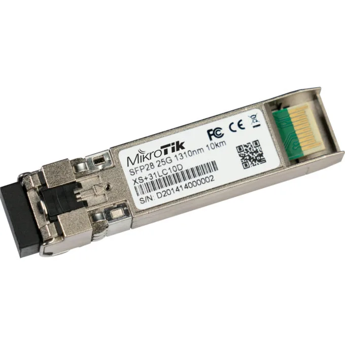 MikroTik XS+31LC10D SFP28 Optical Transceiver — image 1