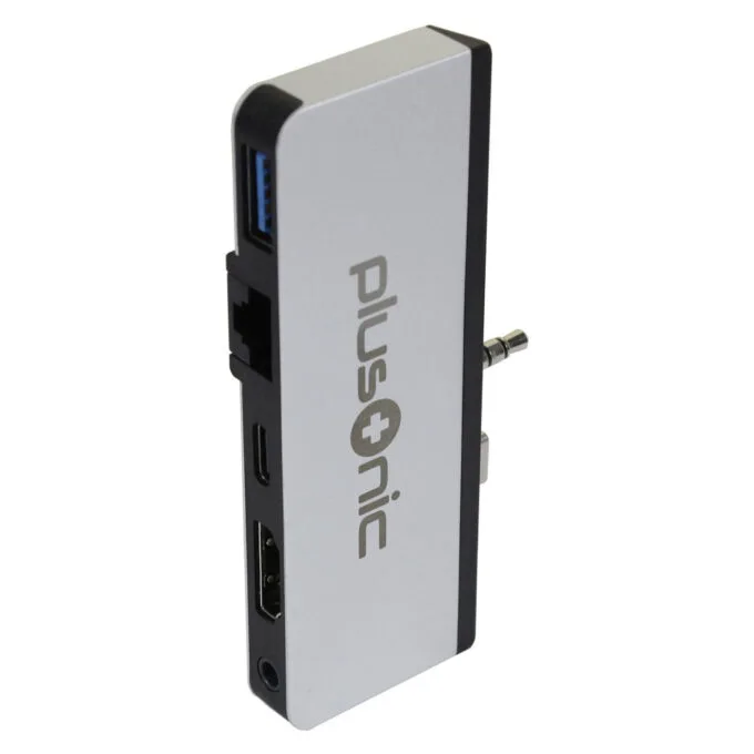 Z Plusonic Docking Adapter Hub für Microsoft Surface Go. 5in1: USB 3.0 RJ45 Gigabit-Ethernet Type-C HDMI AUX — image 5
