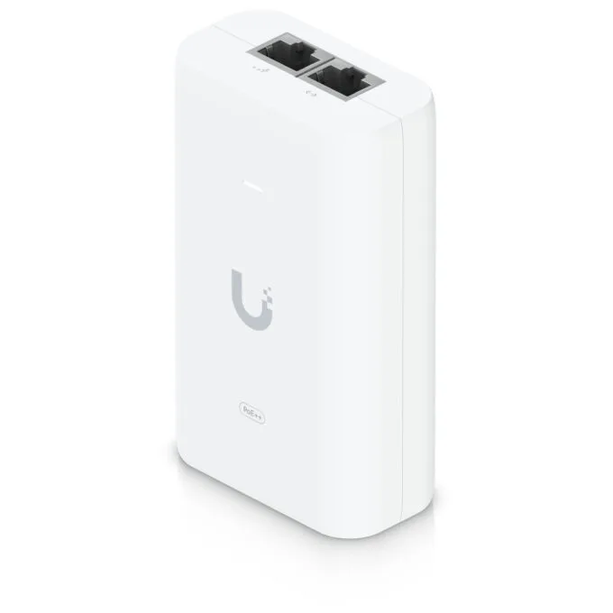 Z Ubiquiti U-POE++ - U-POE++ - White, 48 V PoE Injector, 60 W — image 1