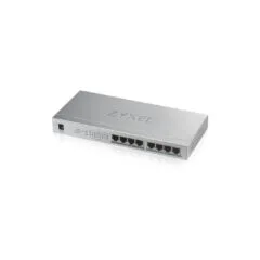 Zyxel GS-1008HP - 8‑Port Gigabit Unmanaged PoE Switch - Grey