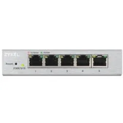 Zyxel Switch - GS1200-5 - Gigabit Ethernet Managed 5-Port Metal UK Plug