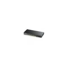 Zyxel Switch - GS1900-8HP - Black, 8-Port Gigabit PoE Switch