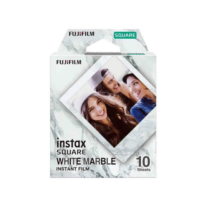 1 Fujifilm instax Square Film white marble — image 1