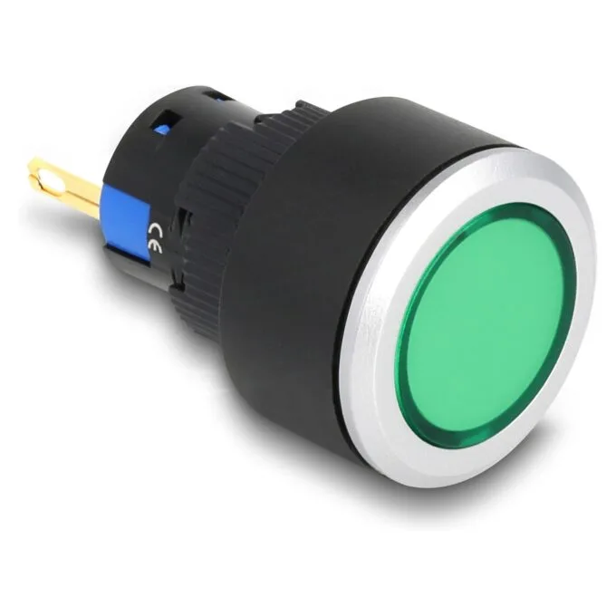 16 mm Kunststoff Signallampe grün Lötversion — image 1
