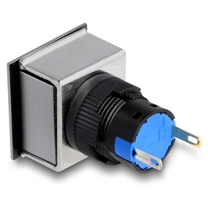16 mm Kunststoff Signallampe grün Lötversion viereckig — image 2