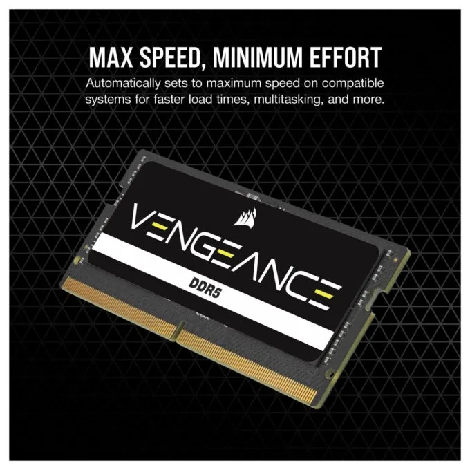 16GB PC SO 5200 CL44 CORSAIR VENGEANCE Black retail — image 7