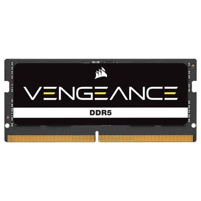 16GB PC SO 5200 CL44 CORSAIR VENGEANCE Black retail — image 1