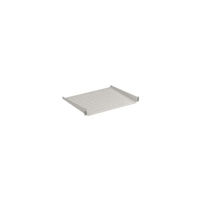 19' 1HE Fachboden fest, T350 mm,6 kg,Frontbef. RAL7035 — image 1