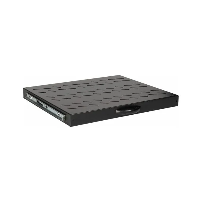 19' Fachboden aus. für Serverschränke 60cm 1U schwarz — image 1