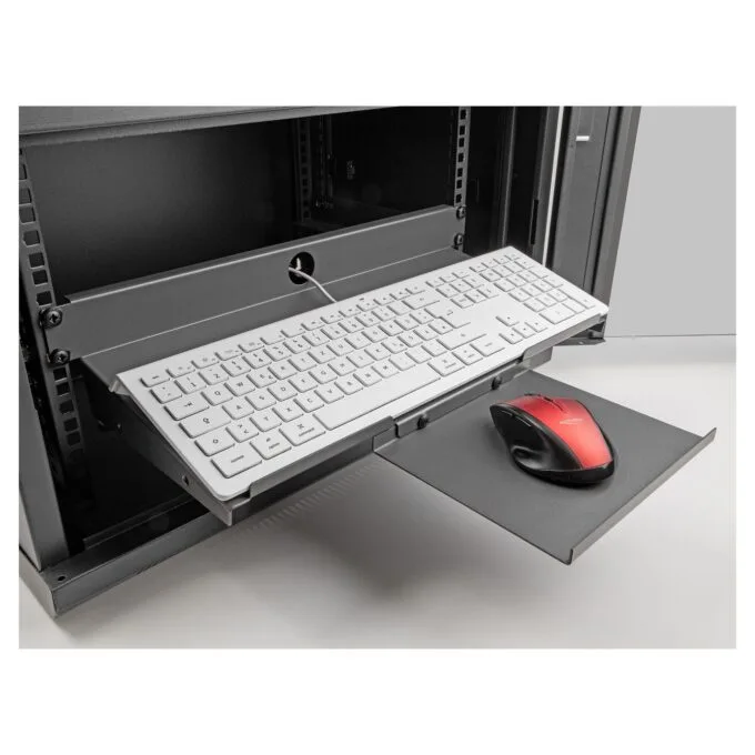 19? Fachboden für Tastatur und Maus 1 HE dunkelgrau — image 3