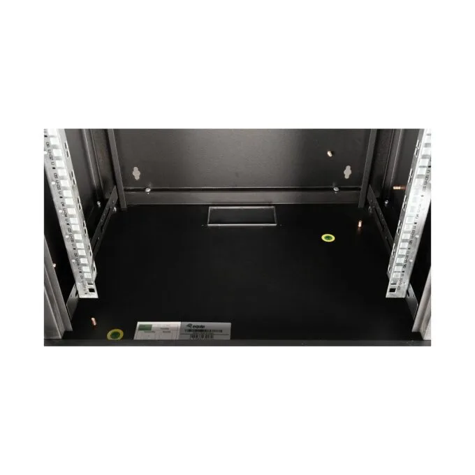 19' Netzwerkschrank Glastür PM 600x450mm 7HE schwarz — image 4