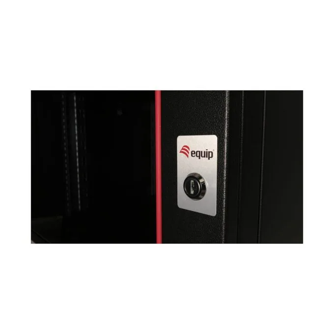 19' Netzwerkschrank Glastür PM 600x450mm 7HE schwarz — image 6