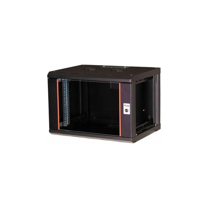 19' Netzwerkschrank Glastür PM 600x450mm 7HE schwarz — image 7