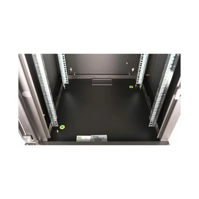 19' Netzwerkschrank Glastür PM 600x600mm 12HE schwarz — image 6