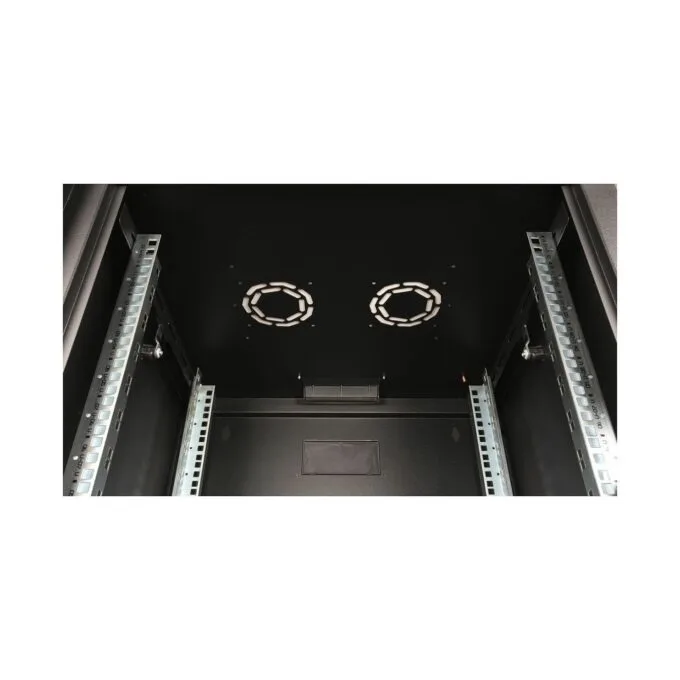 19' Netzwerkschrank Glastür PM 600x600mm 12HE schwarz — image 7