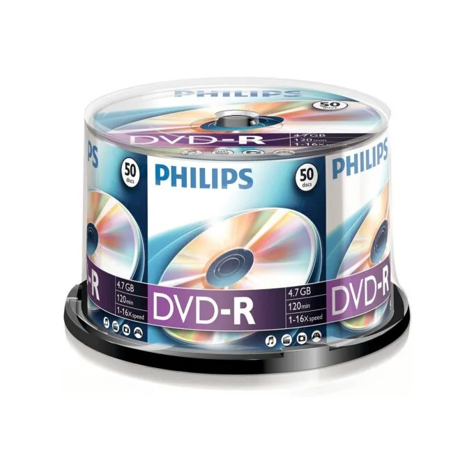 1x50 Philips DVD-R 4,7GB 16x SP — image 1