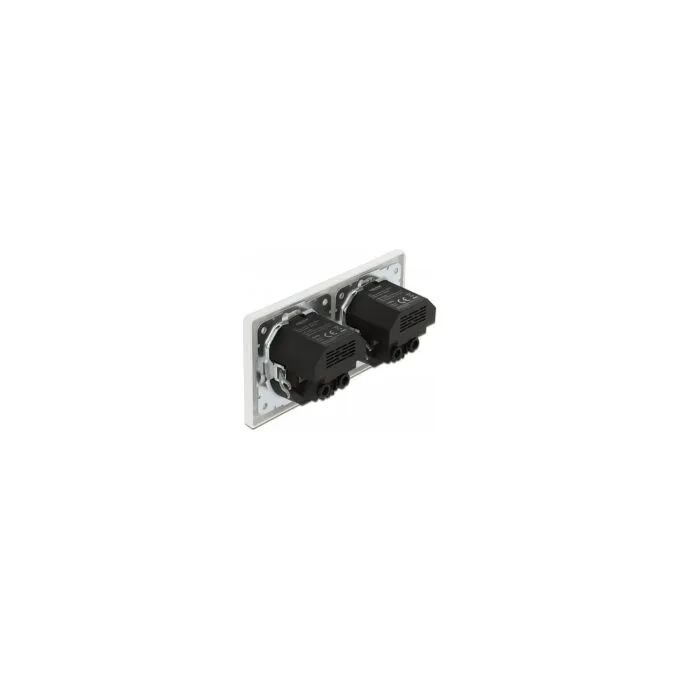 2-fach Einbausteckdose mit 4 x USB Typ-A Ladeport 2 x 2.8 A — image 2